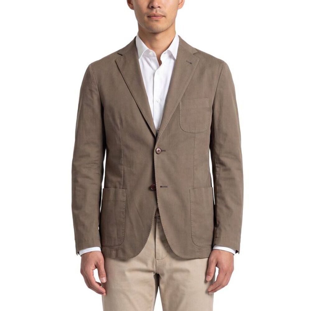 Corneliani Mens  Cc Collection Unlined Silk-Blend Blazer, Green